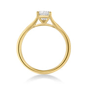 18ct yellow gold Lab Grown Pear Cut Diamond Engagement Ring