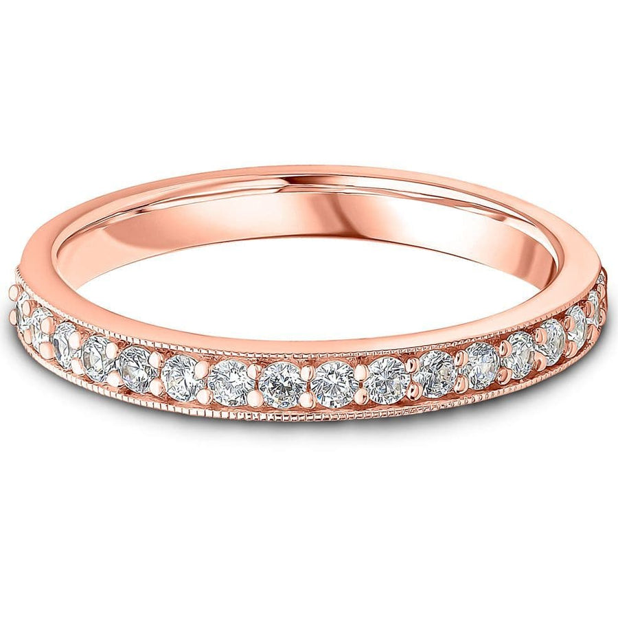 0.25cts Vintage Grain Diamond wedding ring