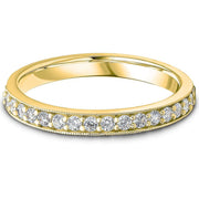 0.25cts Vintage Grain Diamond wedding ring