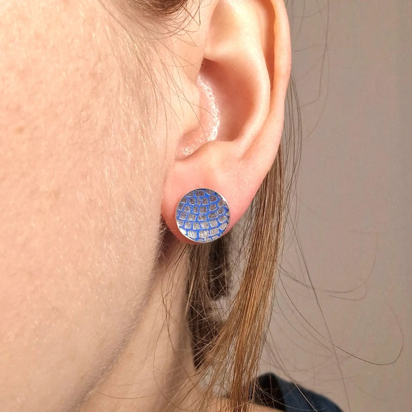 Circle and Dash Circle Studs