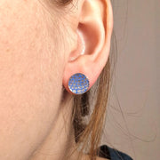 Circle and Dash Circle Studs