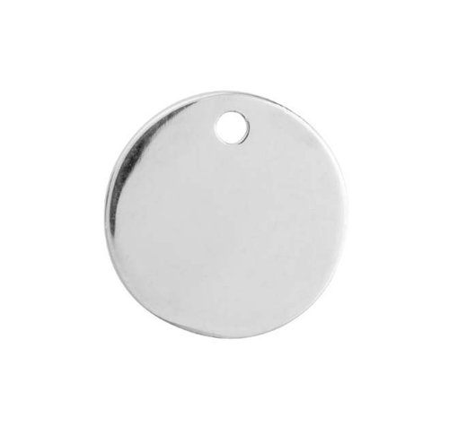 Sterling Silver Trio Of Love Disc Charm Necklace Free Engraving