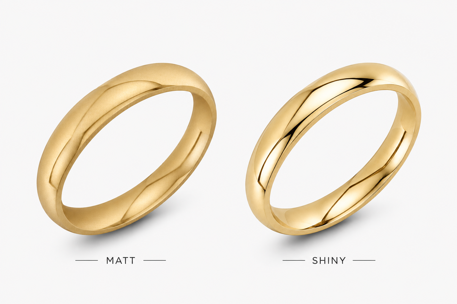 Men's Yellow Gold Court Wedding Ring