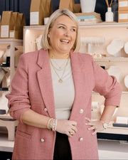 Gold statement heart necklace