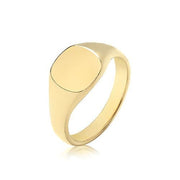 9ct Cushion Signet Ring