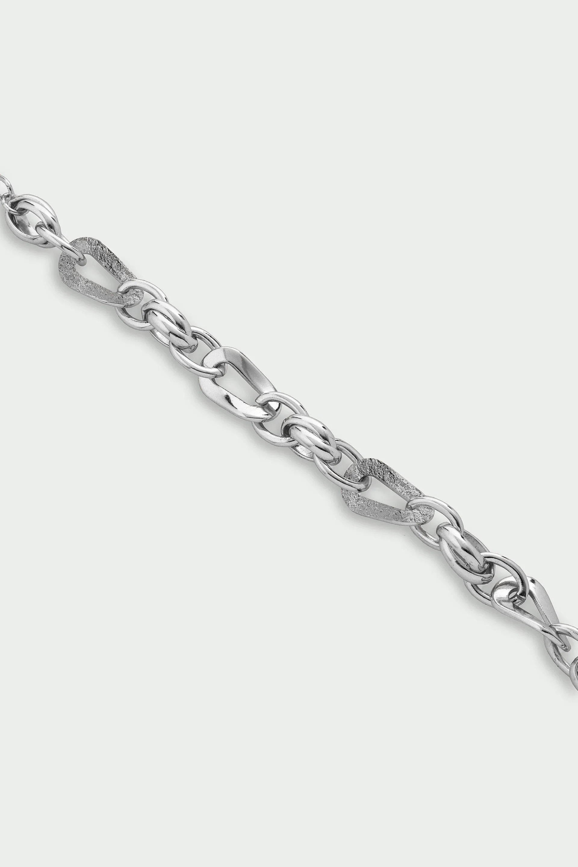 Tutti and Co wave chain bracelet silver