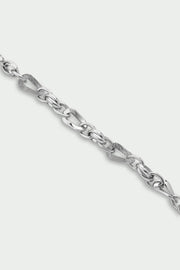 Tutti Silver Wave Chain Bracelet