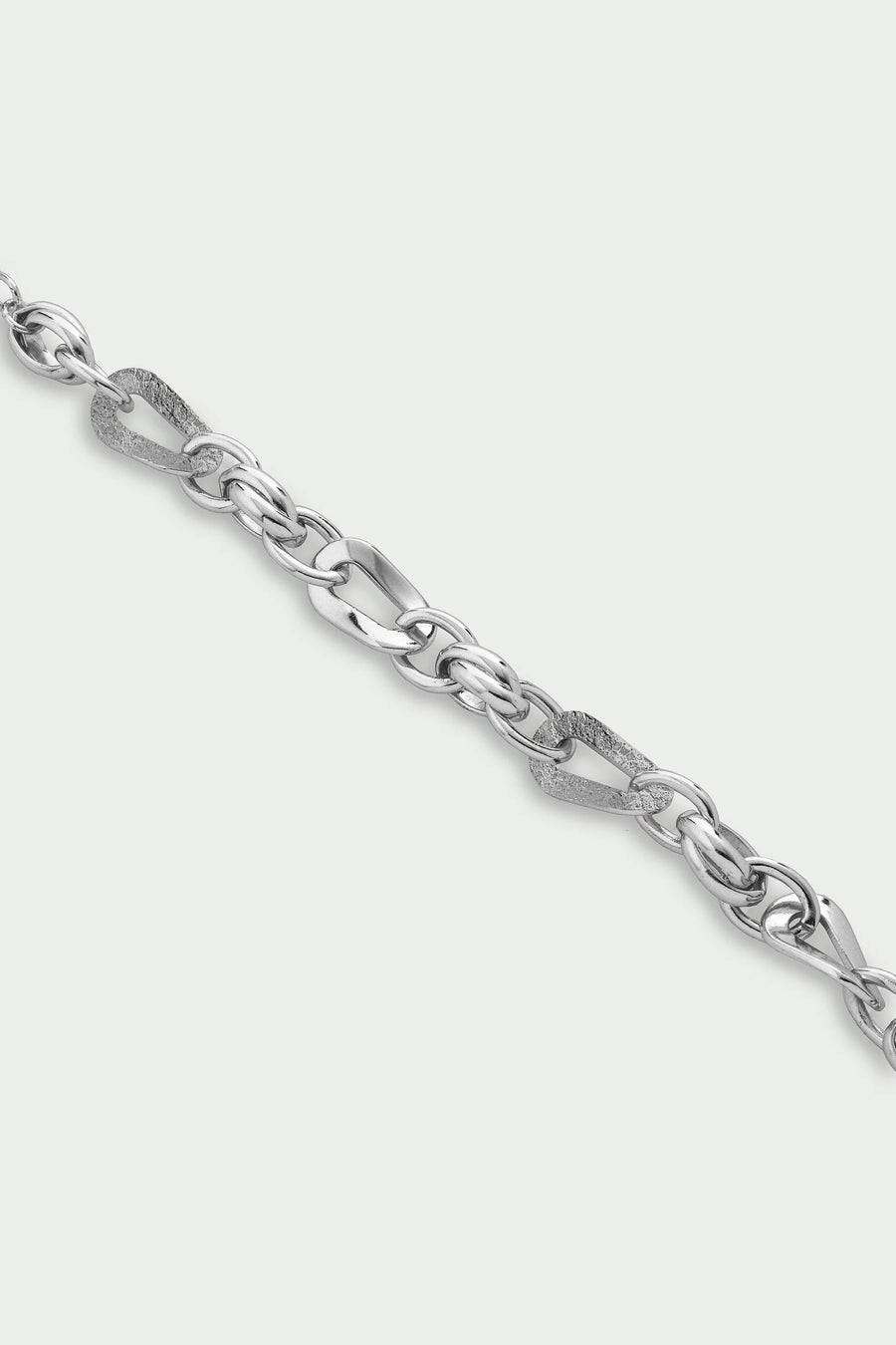Tutti Silver Wave Chain Bracelet