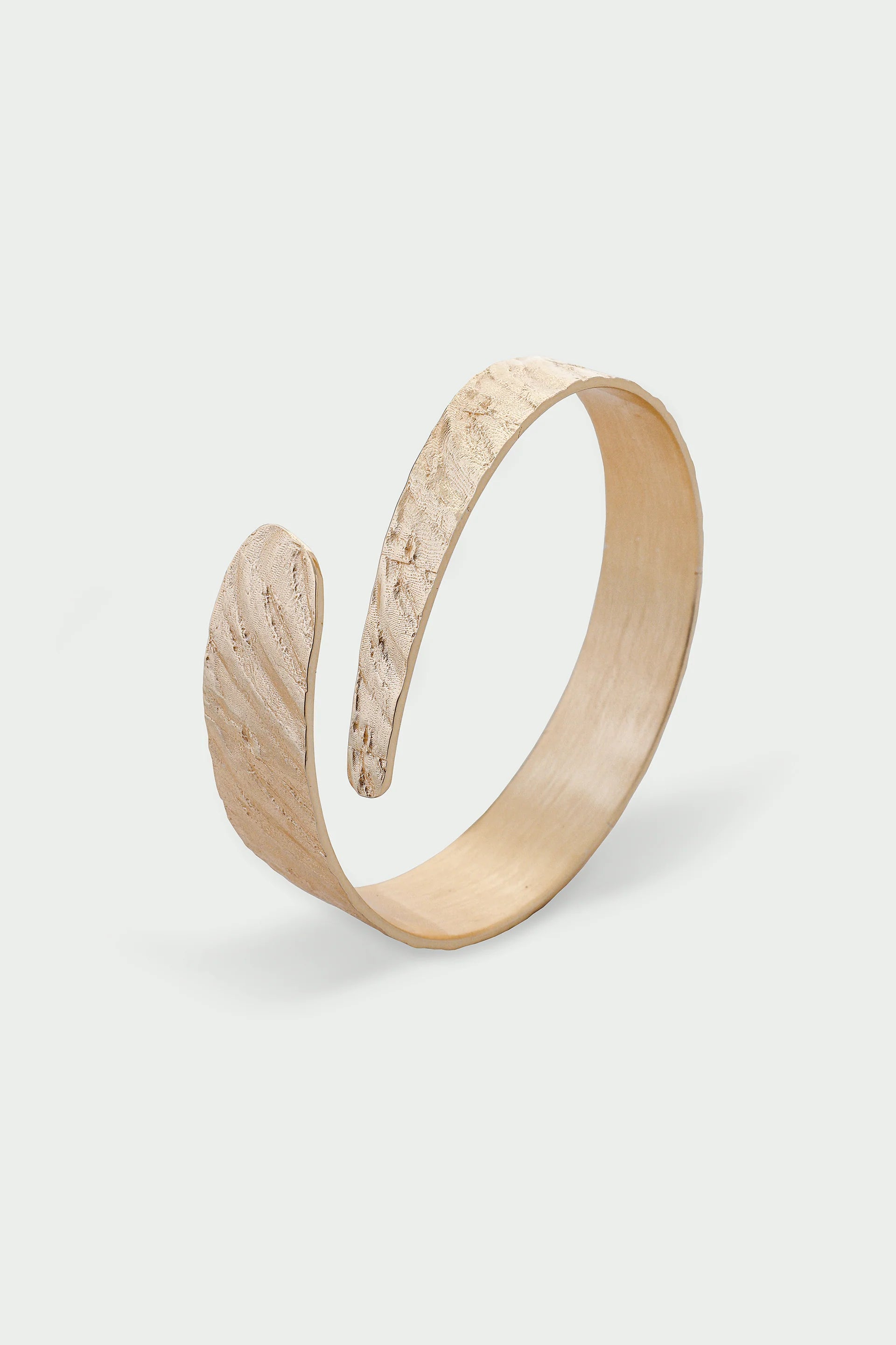 Tutti Gold Textured Wrap Riva Bangle