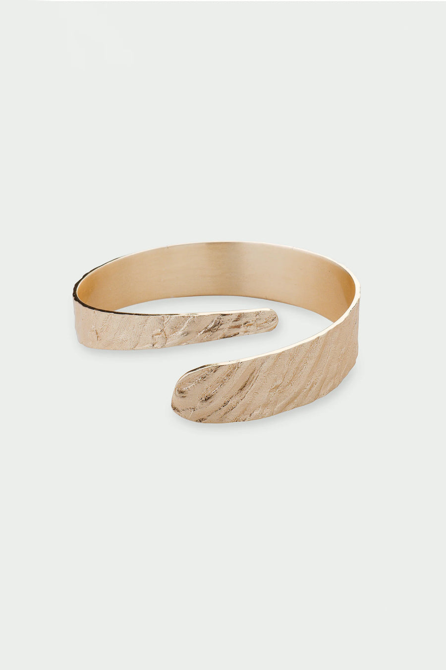 Tutti Gold Textured Wrap Riva Bangle