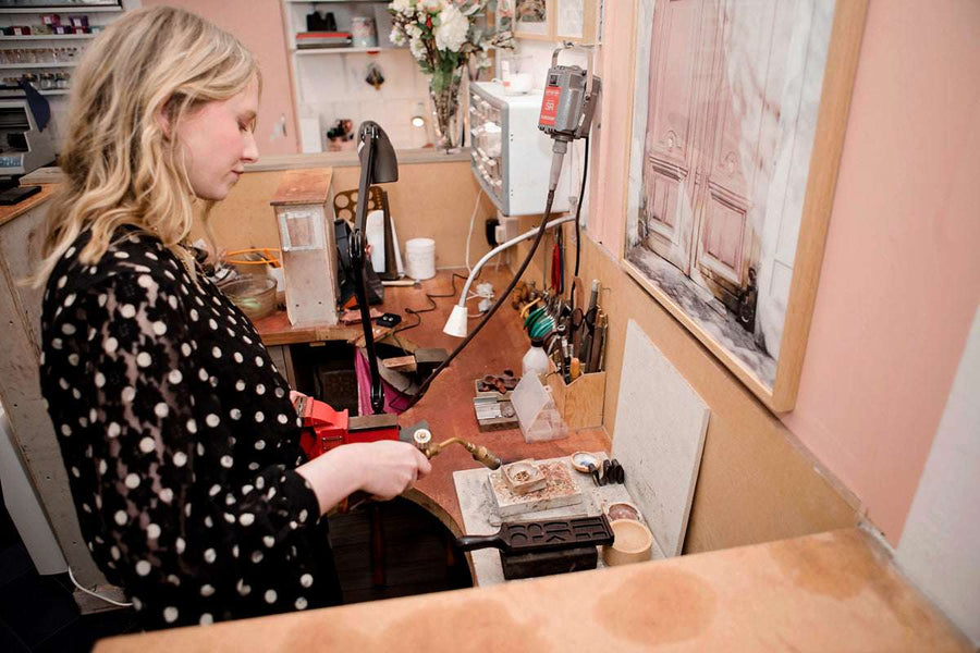 Heirloom gold nugget - melt your own gold charm