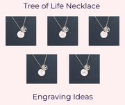 Sterling Silver Small Tree Of Life Pendant With Free Engraving