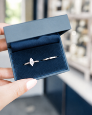 Skinny Court Wedding Ring