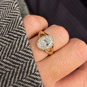 18ct Yellow Gold 2.51ct Oval Lab-Grown Diamond Bezel Ring