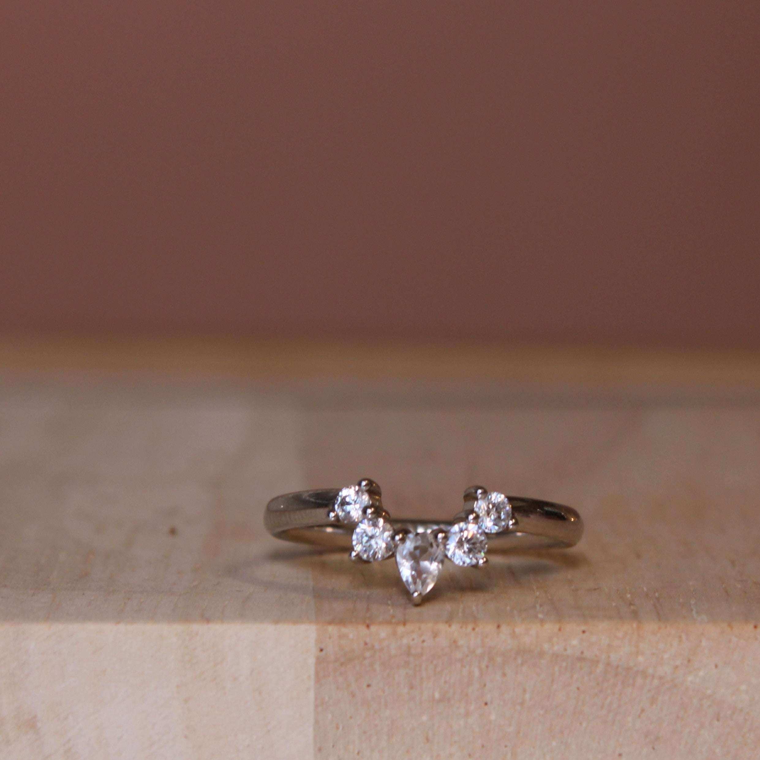 Tiara Diamond Wedding Ring