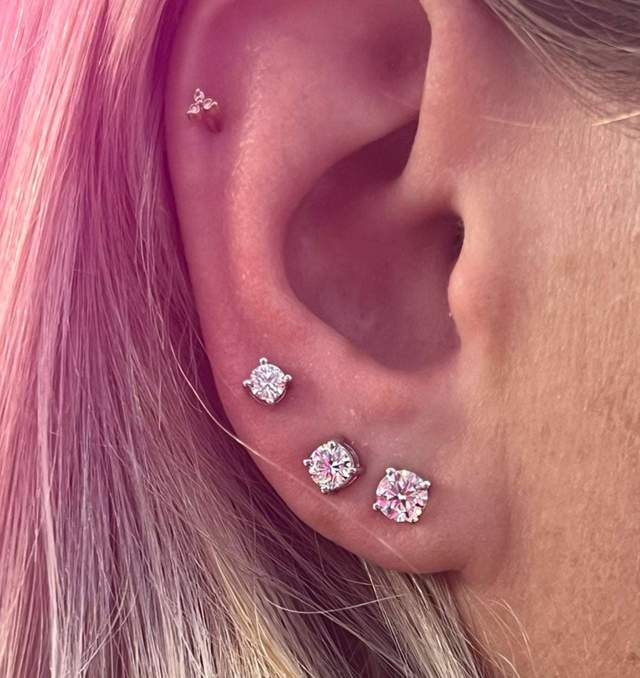 Lab Grown Diamond Stud Earrings