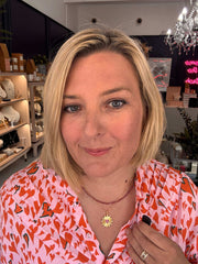 Gold statement heart necklace