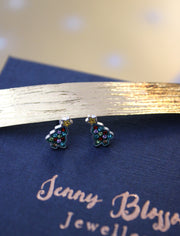MainlySilver Children's Christmas Tree Stud Earrings