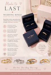 Gold Floral Engraved Diamond Wedding Ring | 3mm Hand-Engraved Band