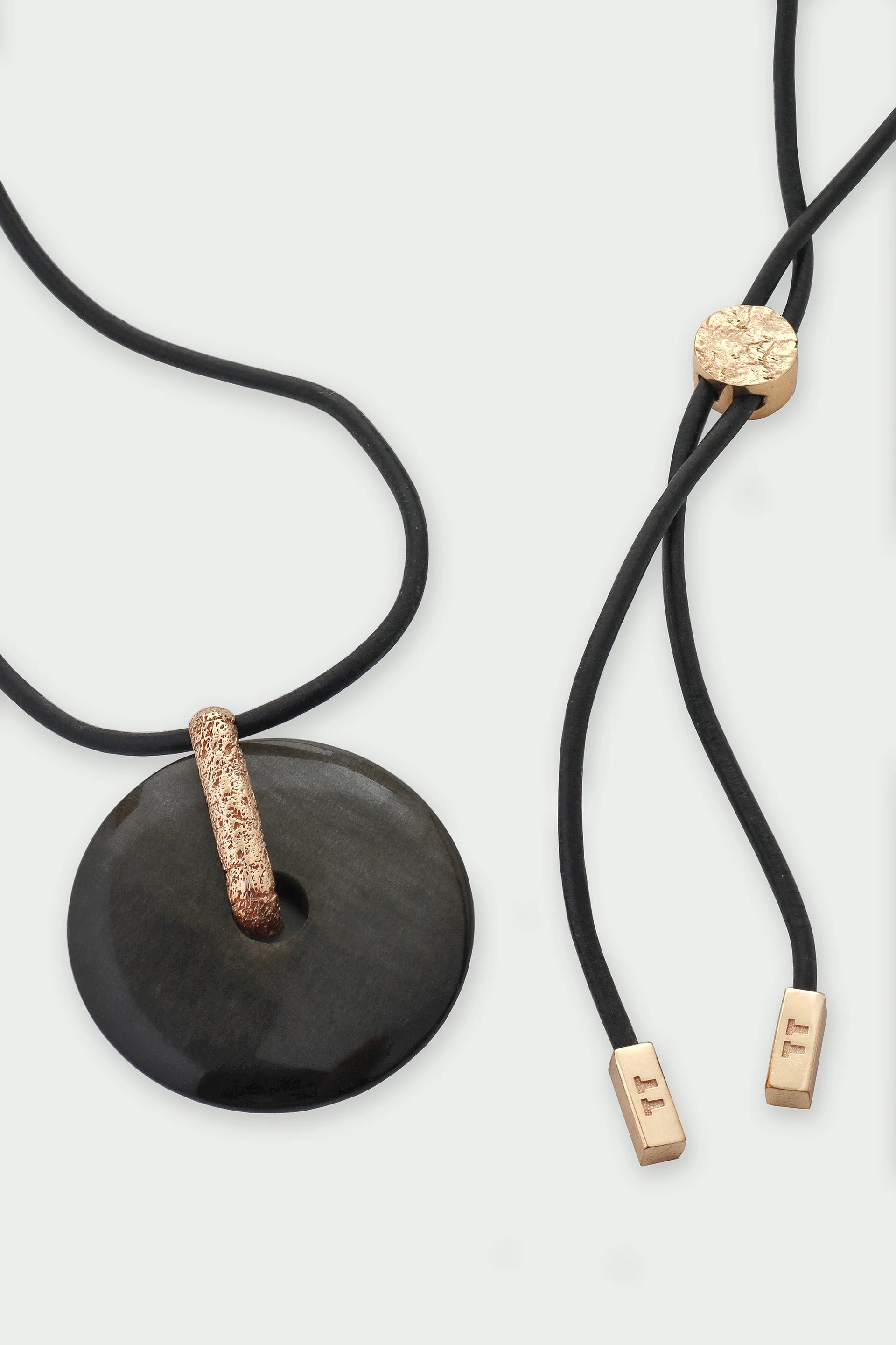 Tutti And Co Energy Necklace Black Cord