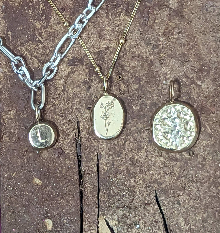 Heirloom gold nugget - melt your own gold charm