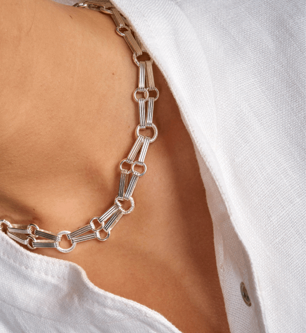 Tutti and Co Infinite Gold Collar Necklace