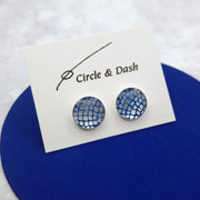 Circle and Dash Circle Studs
