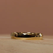 Broad 4mm ladies Yellow Gold Court Wedding Ring