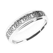 Men's Modern Celtic Wedding Ring
