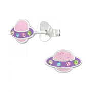 Children's Spaceship Earrings