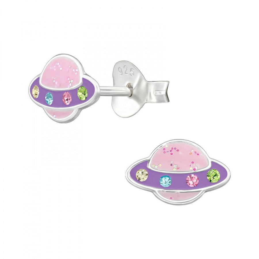 Children's Spaceship Earrings