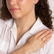 Pink Diamonfire Pastel Pave Set Ring
