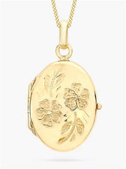 Jenny Blossom Gold Floral Locket