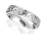 Men’s Whimsical Woodland Wedding Ring