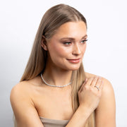 Diamonfire Baguette and Round Zirconia Ring