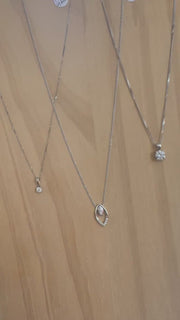 0.10ct Natural Mined Diamond solitaire timeless pendant