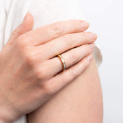 Gold Plated Diamonfire Channel Set Half Eternity Ring
