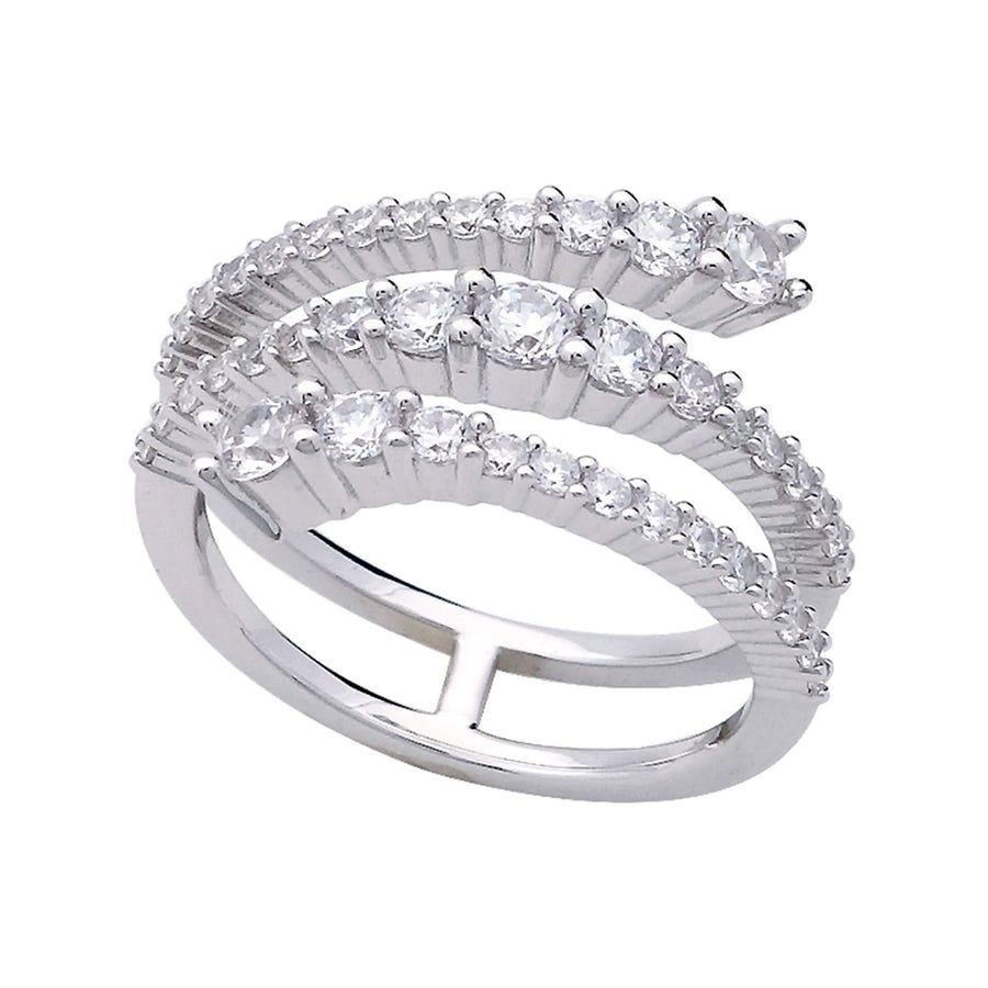 Diamonfire Wrap Around Ring