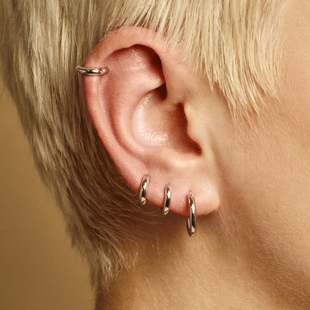 Scream Pretty Gold Mini Huggie Hoop Earrings