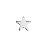 Sterling Silver Stacking Gappy Ball Bracelet And Heart And Star Charm Personalised
