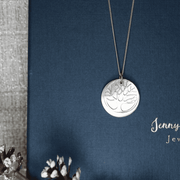 Sterling Silver Large Tree Of Life Necklace Big Enough For Lots Of Names