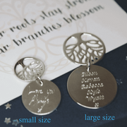 Sterling Silver Large Tree Of Life Necklace Big Enough For Lots Of Names