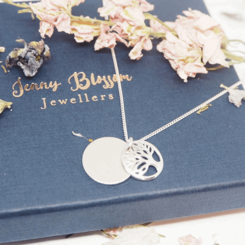 Sterling Silver Small Tree Of Life Pendant With Free Engraving