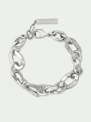 Tutti Silver Wave Chain Bracelet