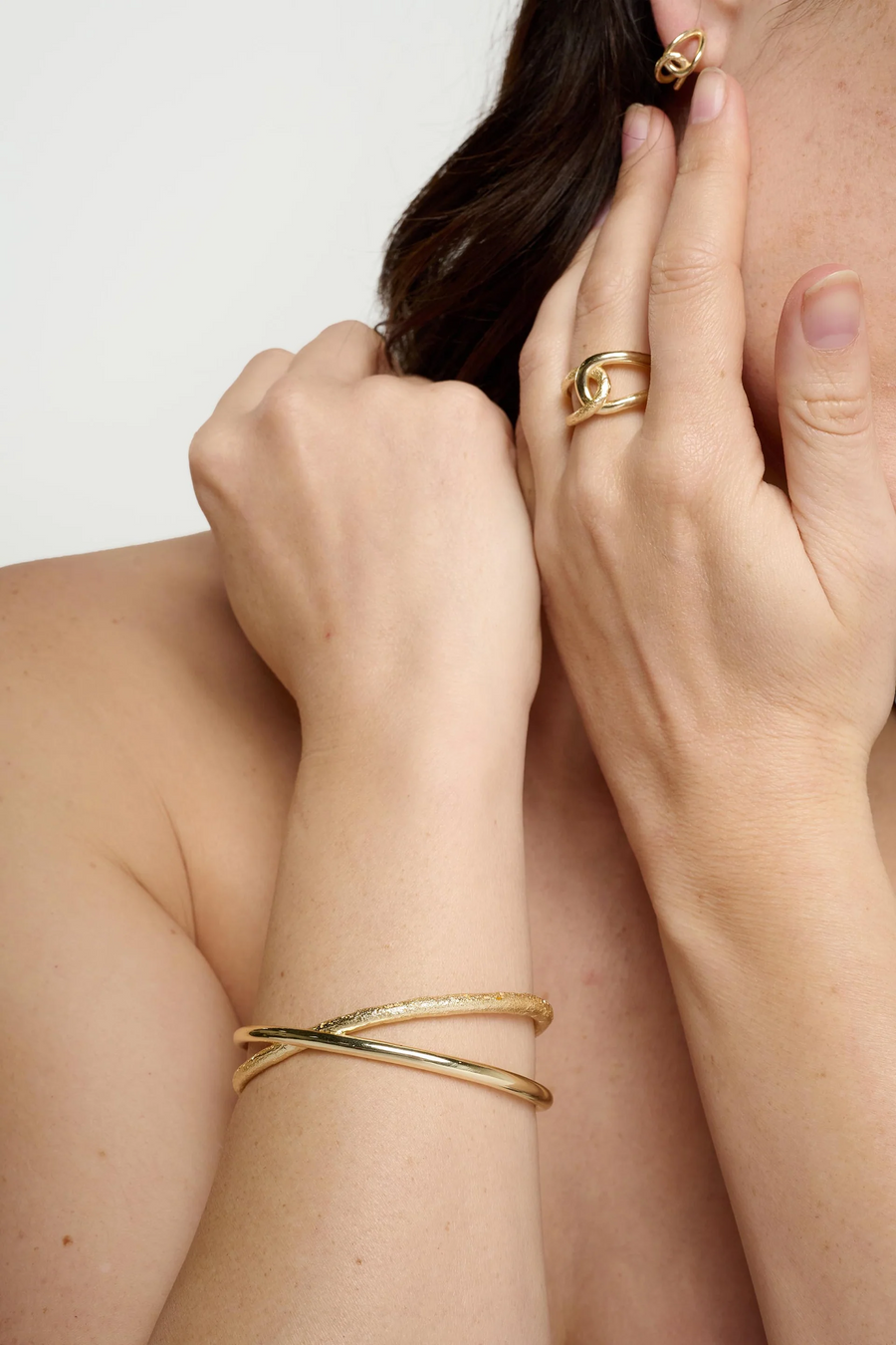 Tutti Gold Alder Bangle