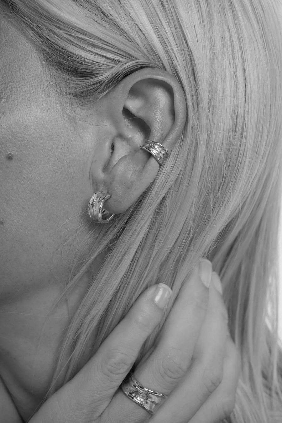 Tutti Silver Driftline Earrings