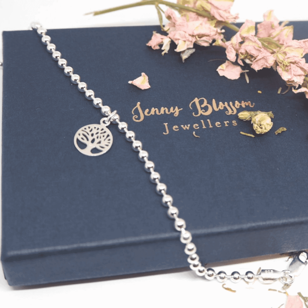 Tree Of Life Charm Ball Bracelet