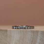 0.25cts Vintage Grain Diamond wedding ring