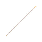 Gold Plated Classic Fine Tennis Bracelet